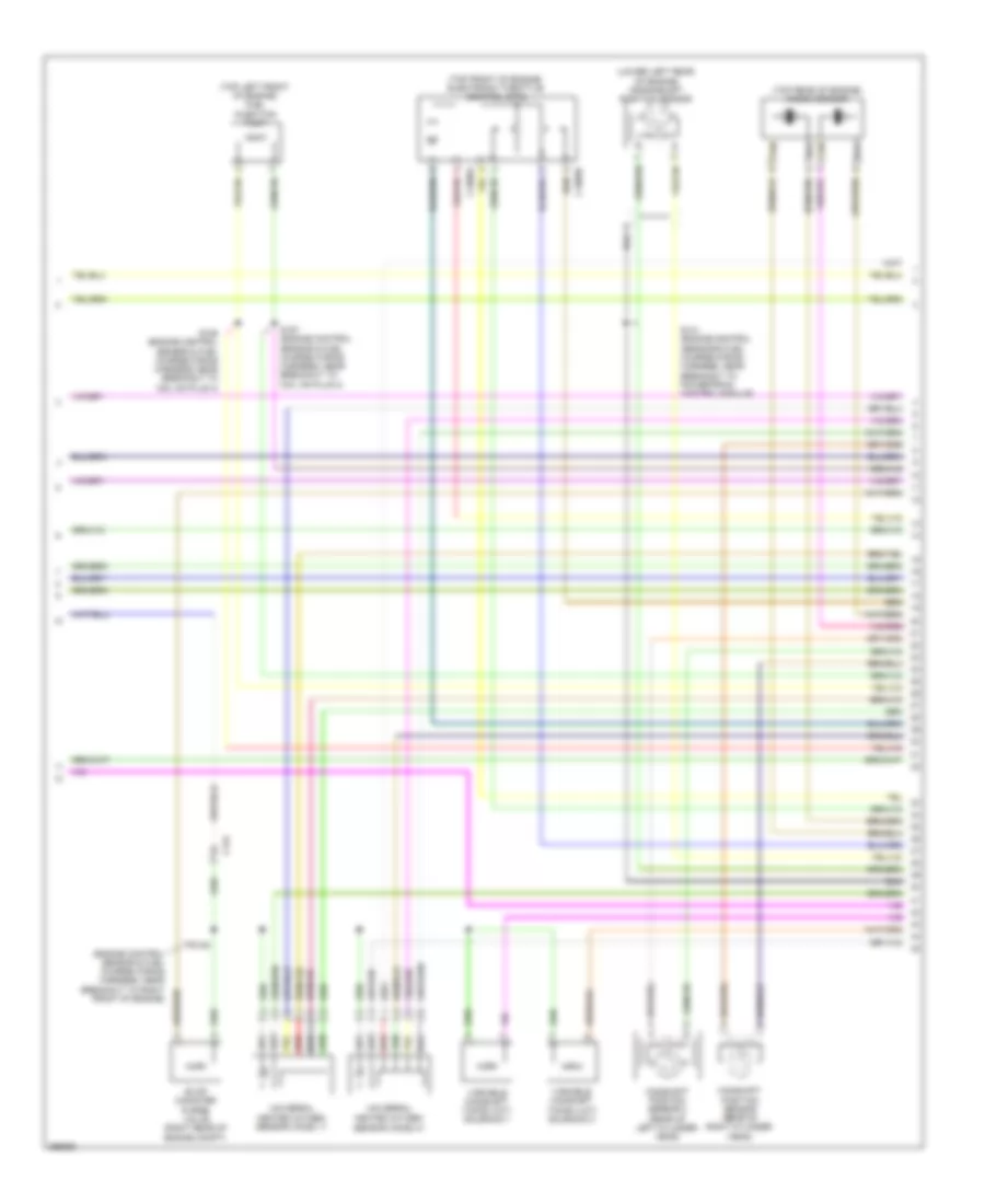 3.5L звукопровод, Электросхема системы управления двигателем (5 из 6) для Lincoln MKS 2012