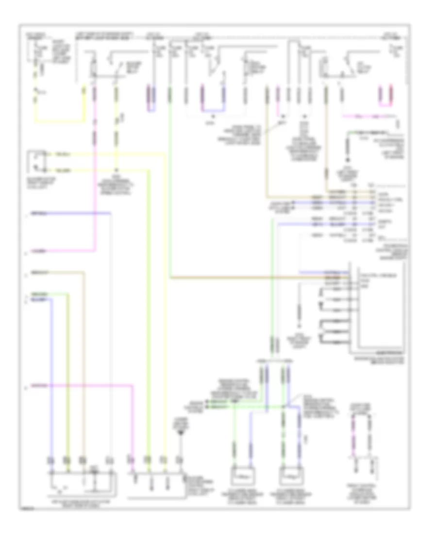 Электросхема кондиционера (2 из 2) для Lincoln MKT 2012