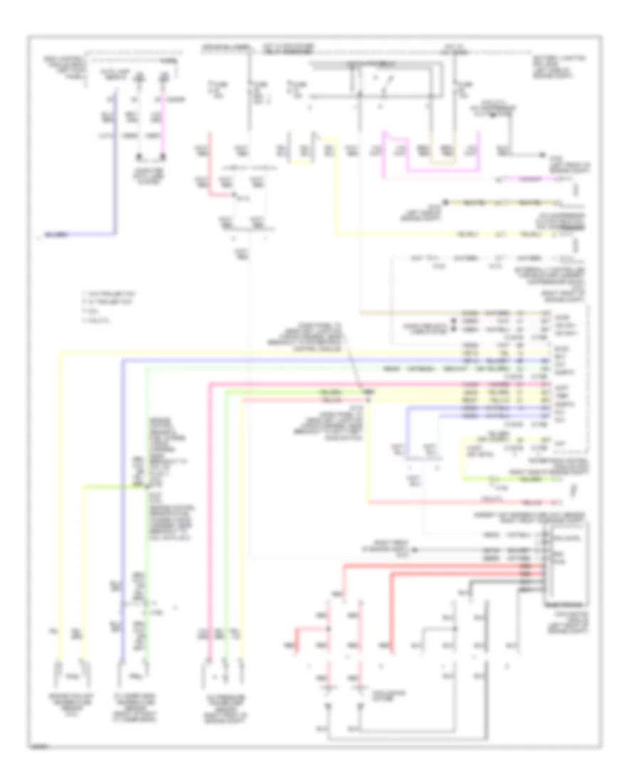 Электросхема кондиционера (3 из 3) для Lincoln MKX 2012