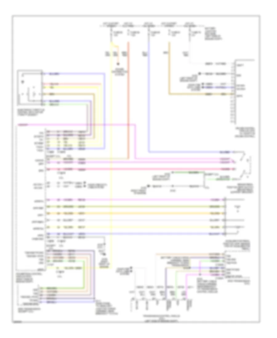 Электросхема системы круизконтроля (2 из 2) для Lincoln MKX 2012