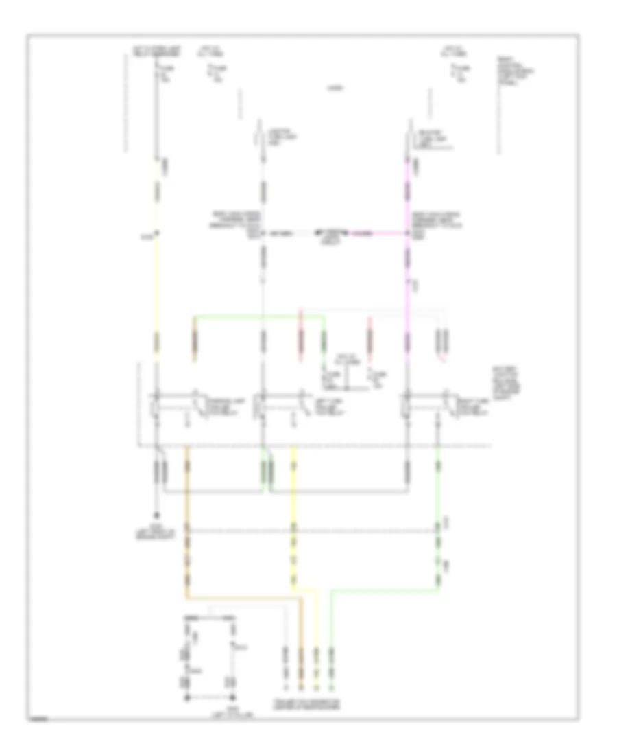 схема адаптера трейлера для Lincoln MKX 2012