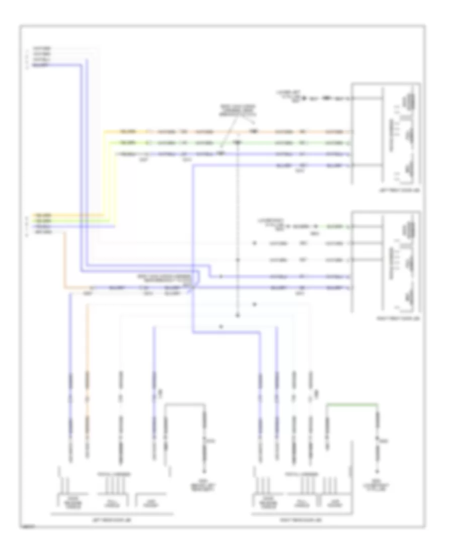 Электросхема подсветки (3 из 3) для Lincoln MKX 2012