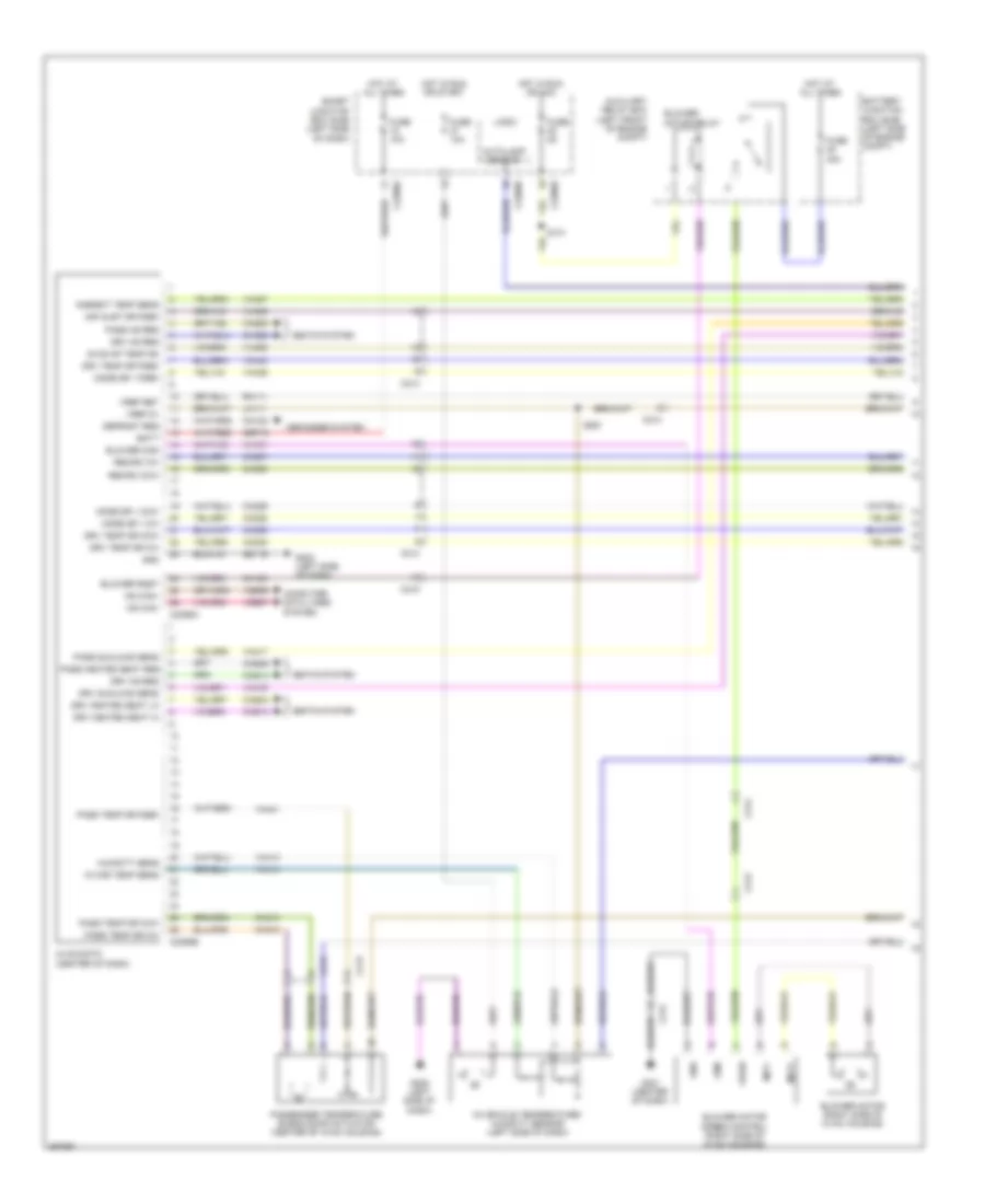 Электросхема кондиционера, Гибрид (1 из 3) для Lincoln MKZ Hybrid 2012