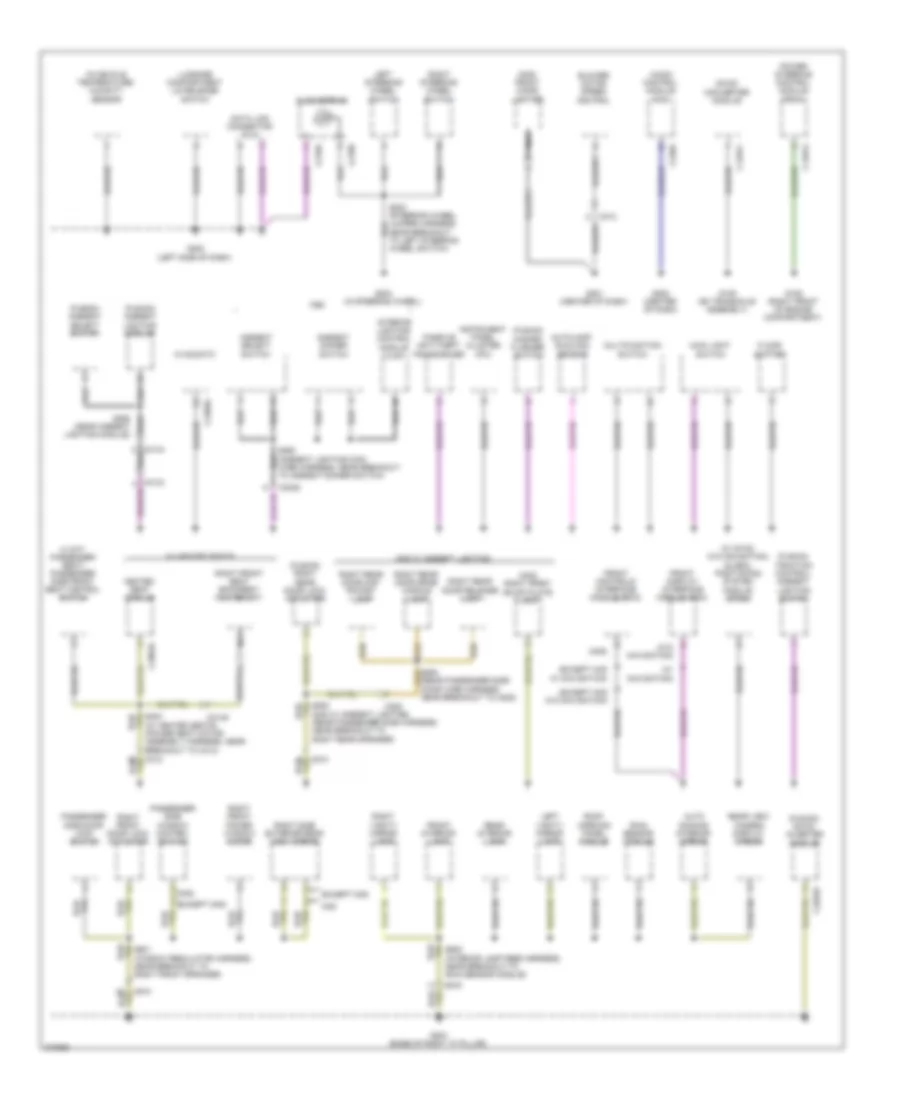 Электросхема подключение массы заземления, гибрид (1 из 3) для Lincoln MKZ Hybrid 2012