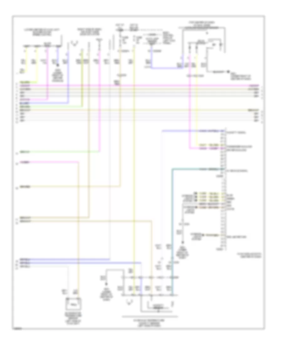 Электросхема кондиционера (2 из 4) для Lincoln MKS 2013
