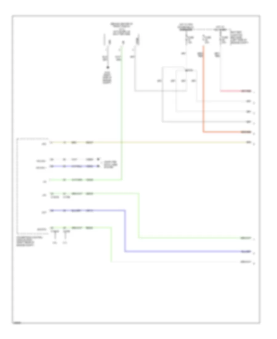 Электросхема системы охлаждения (1 из 2) для Lincoln MKS 2013