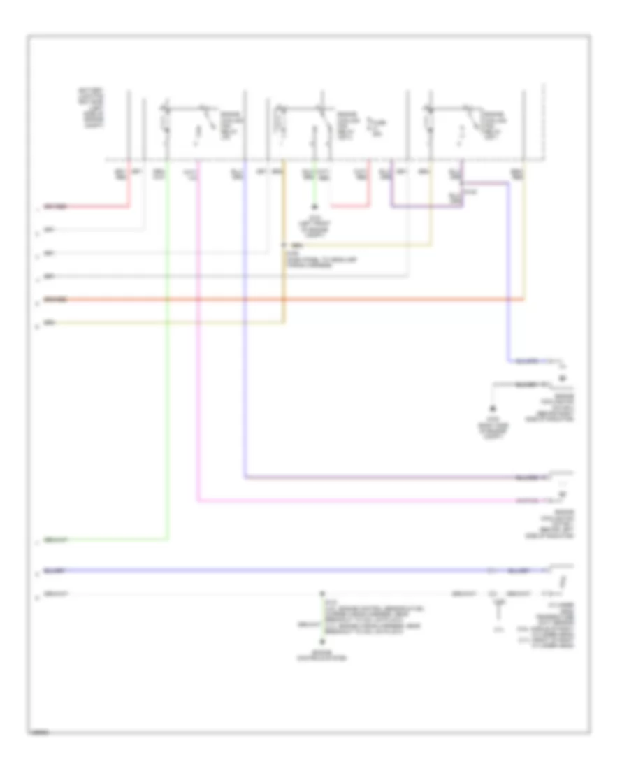 Электросхема системы охлаждения (2 из 2) для Lincoln MKS 2013