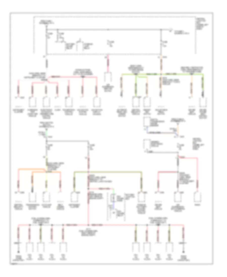 Электросхема блока предохранителей и реле (3 из 4) для Lincoln Navigator 2002