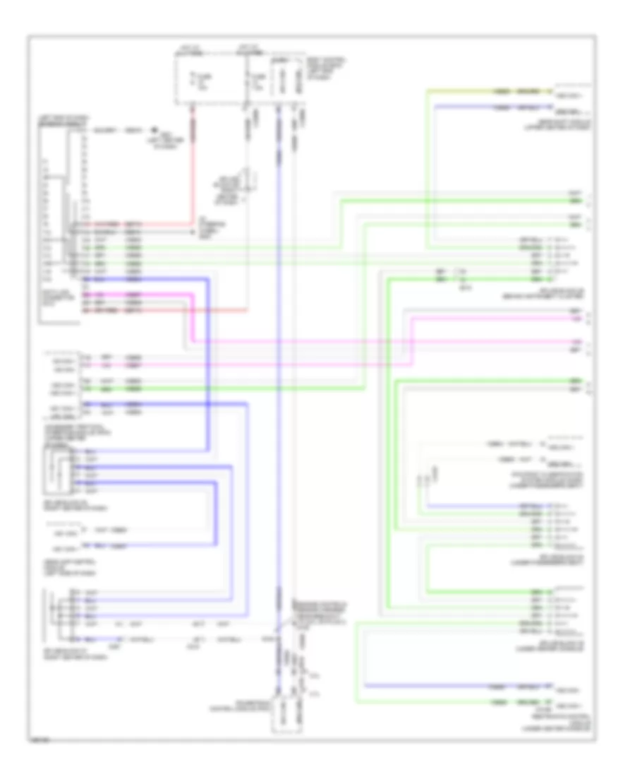 Электросхема линии передачи данных CAN, кроме гибрида (1 из 4) для Lincoln MKZ Hybrid 2013