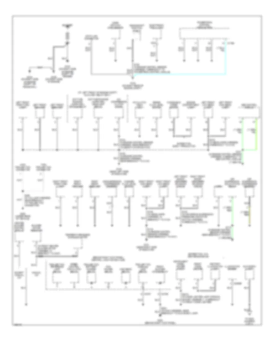 Электросхема подключение массы заземления (1 из 4) для Lincoln Navigator 2003
