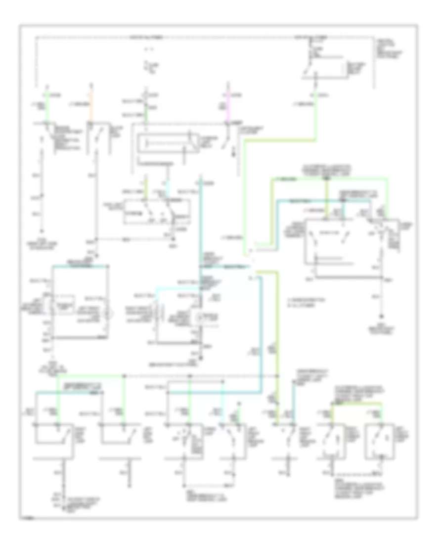 Электросхема подсветки для Lincoln Navigator 2003