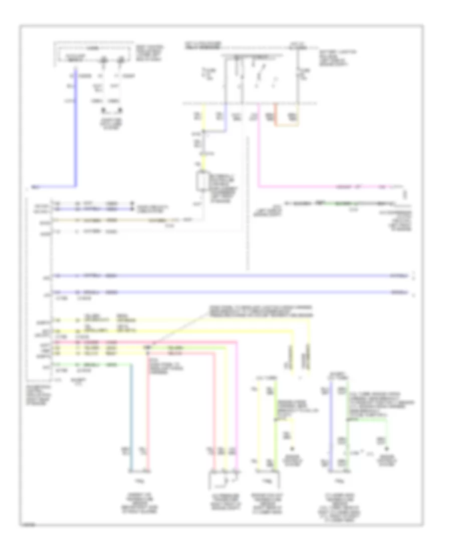 Электросхема кондиционера (3 из 4) для Lincoln MKT EcoBoost 2014