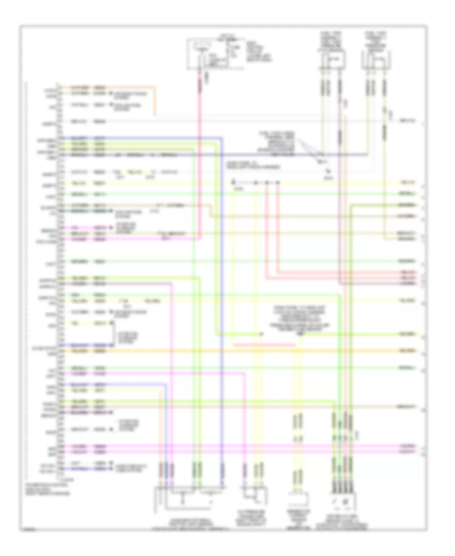 2.0L турбо, Электросхема системы управления двигателем (1 из 6) для Lincoln MKT EcoBoost 2014