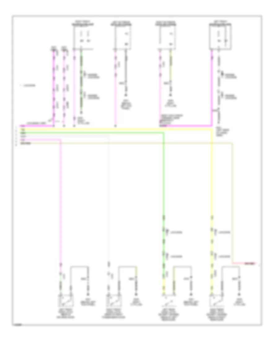 Электросхема подсветки (2 из 5) для Lincoln MKT EcoBoost 2014