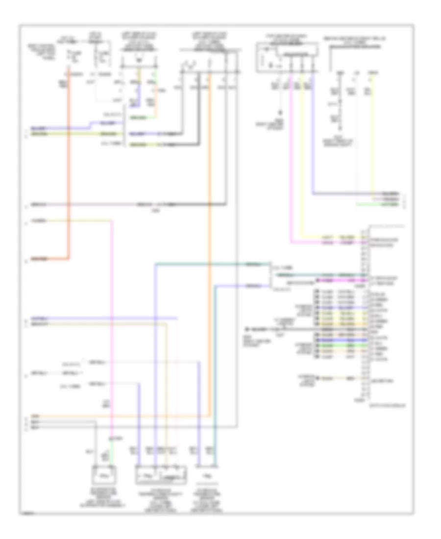 Электросхема кондиционера (2 из 3) для Lincoln MKX 2014