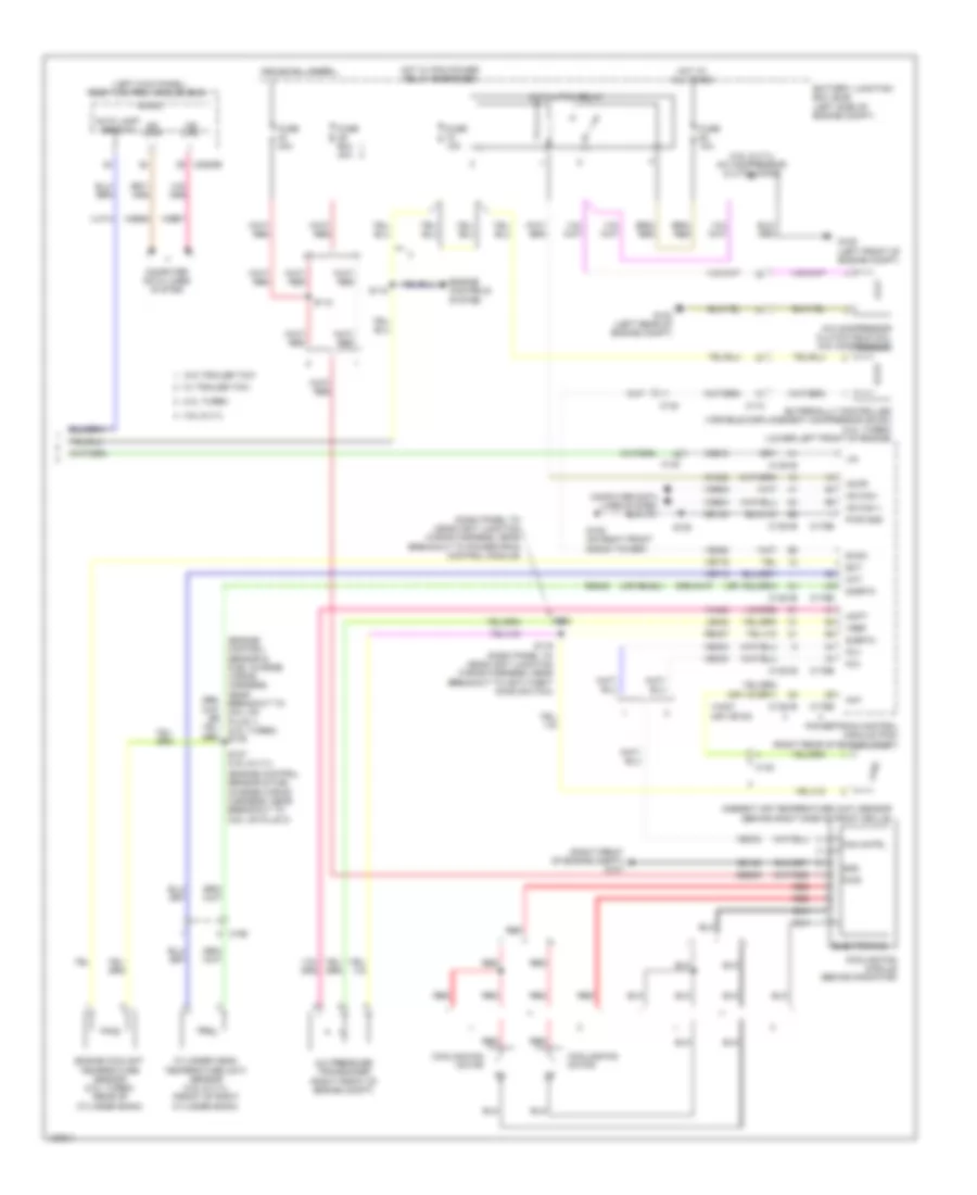 Электросхема кондиционера (3 из 3) для Lincoln MKX 2014
