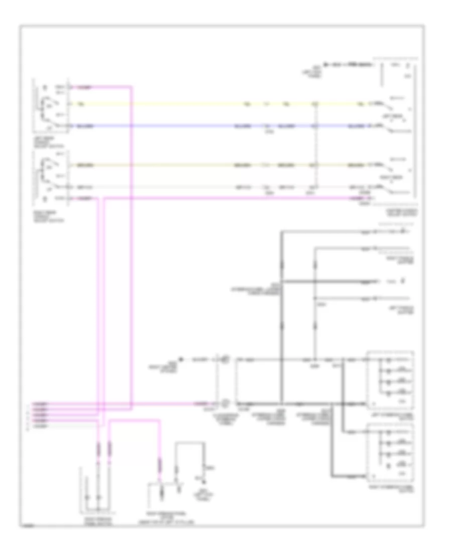 Электросхема подсветки приборов (2 из 2) для Lincoln MKX 2014