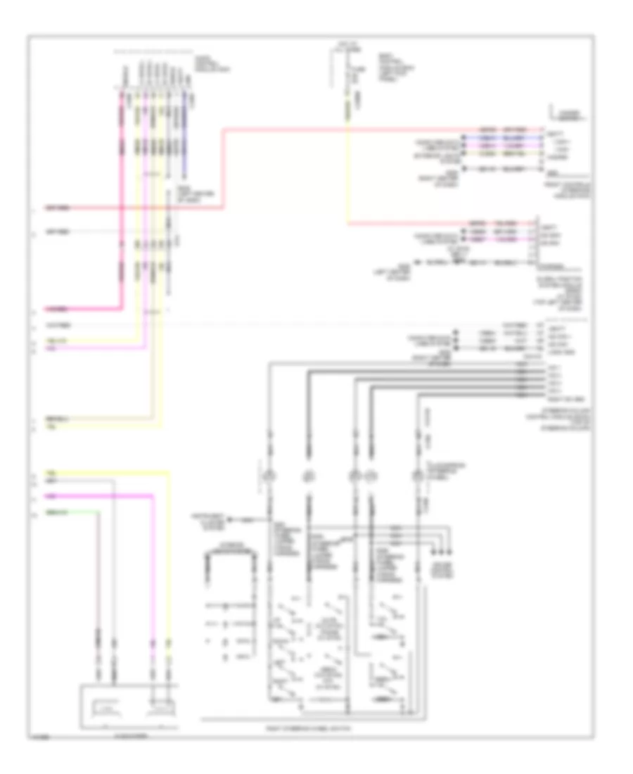 Электросхема магнитолы аудио СПАСИБО (2 из 2) для Lincoln MKX 2014