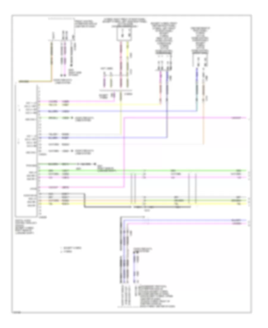 Электросхема магнитолы аудио СПАСИБО (3 из 4) для Lincoln MKZ 2014