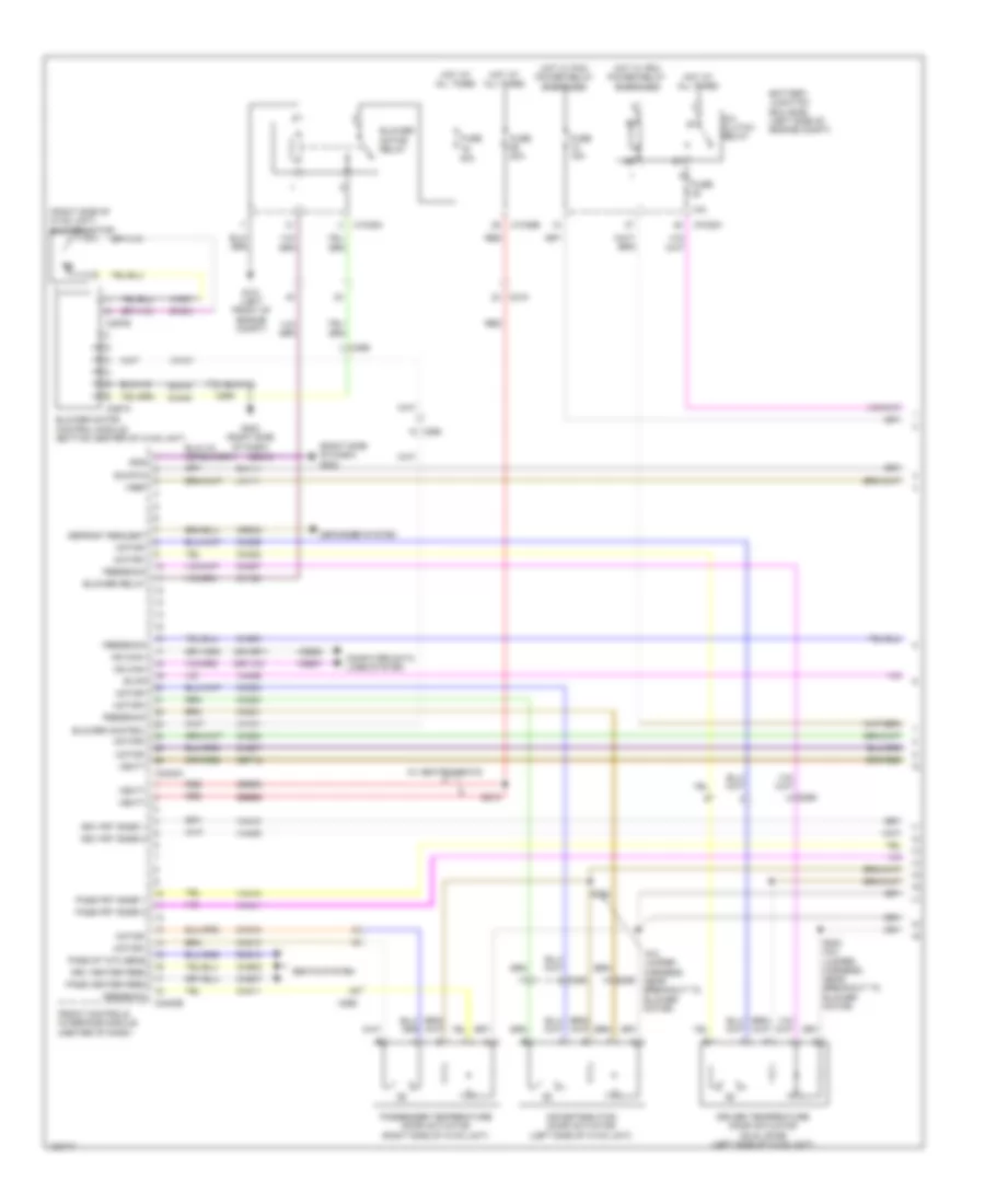 Электросхема кондиционера, Кроме Гибрида (1 из 3) для Lincoln MKZ 2014