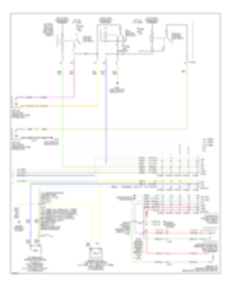 Электросхема кондиционера, Кроме Гибрида (3 из 3) для Lincoln MKZ 2014