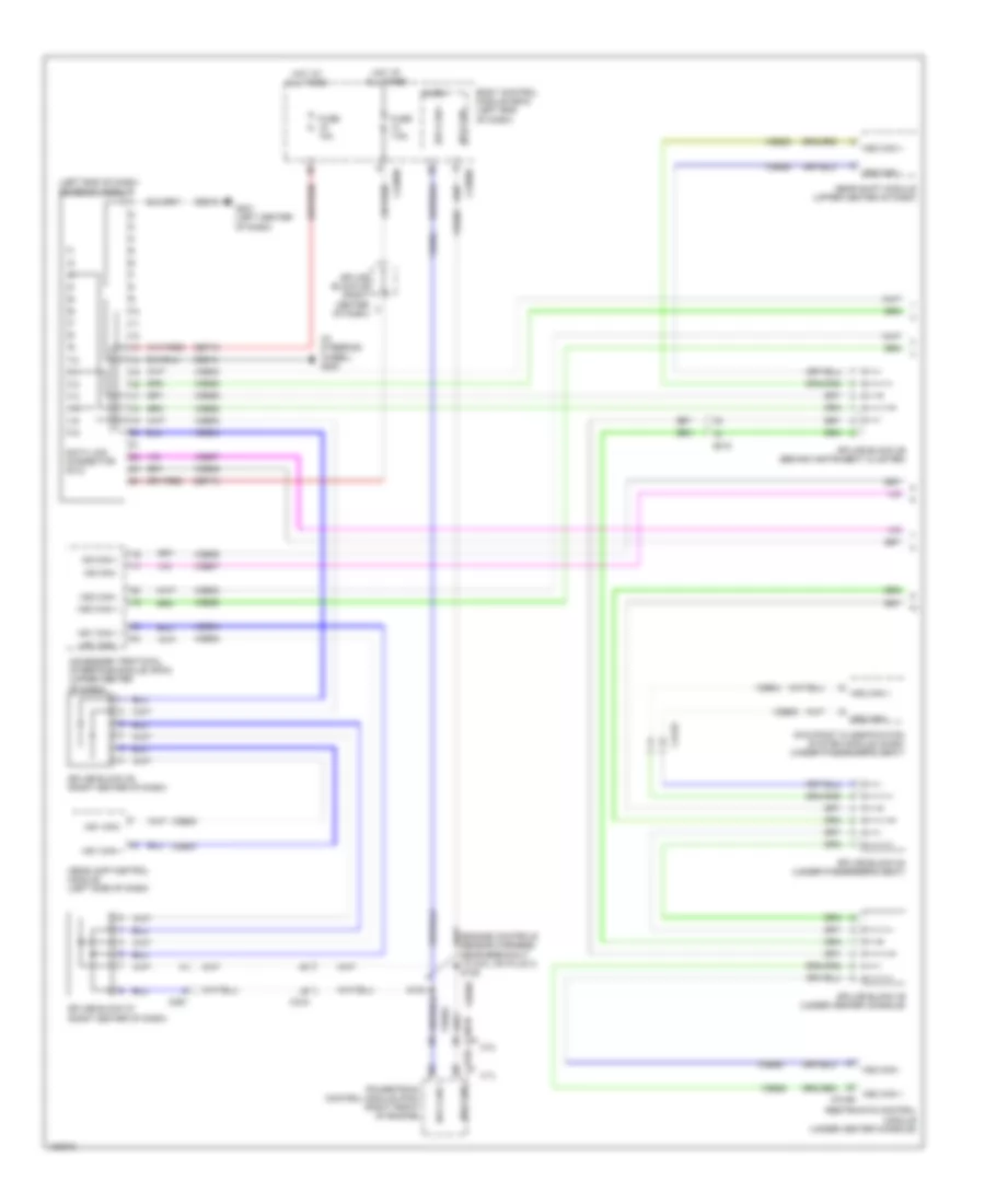 Электросхема линии передачи данных CAN, кроме гибрида (1 из 4) для Lincoln MKZ 2014