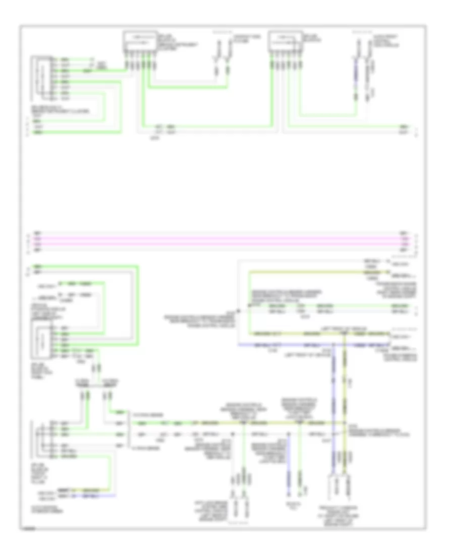 Электросхема линии передачи данных CAN, гибрид (2 из 4) для Lincoln MKZ 2014