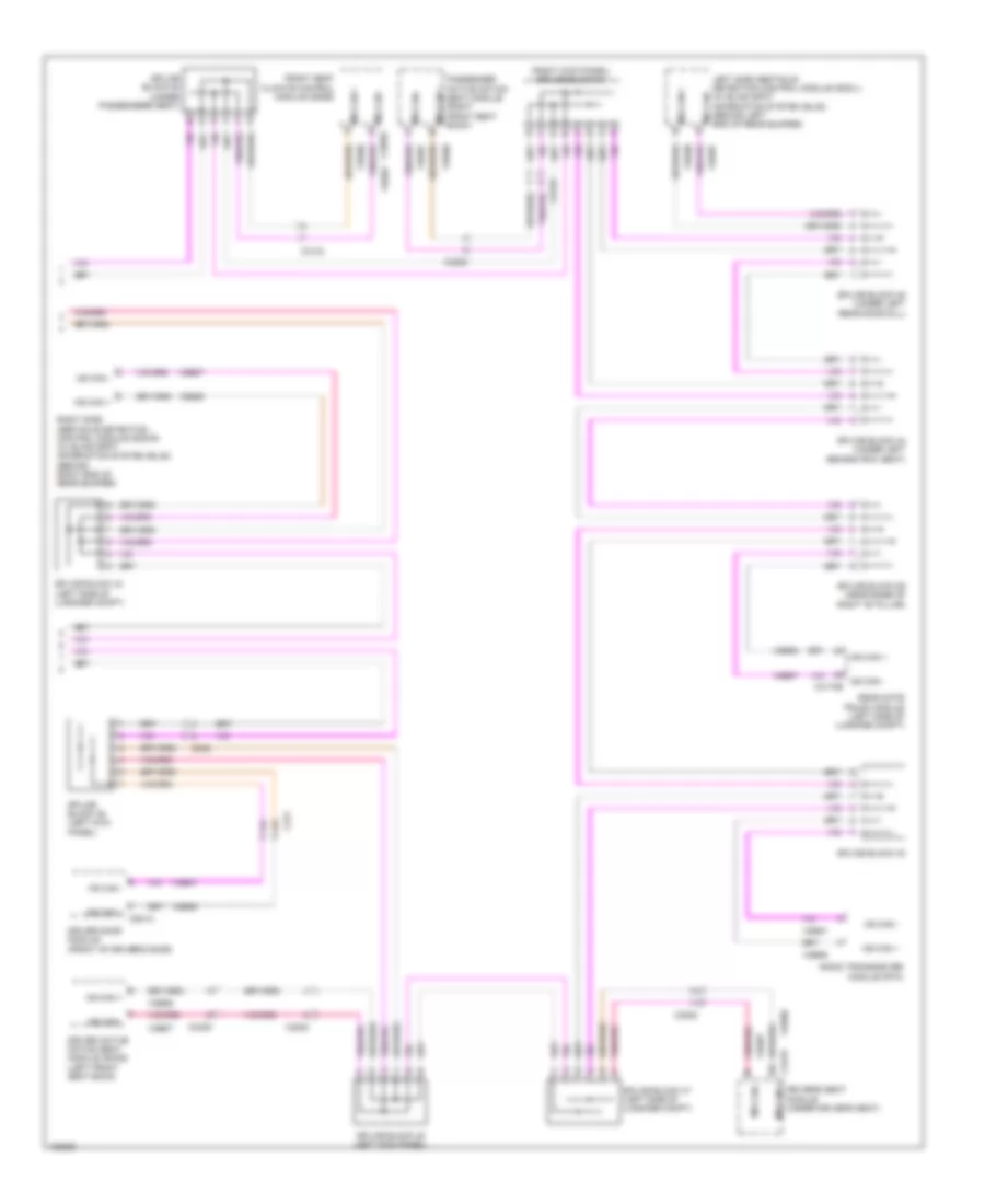 Электросхема линии передачи данных CAN, гибрид (4 из 4) для Lincoln MKZ 2014