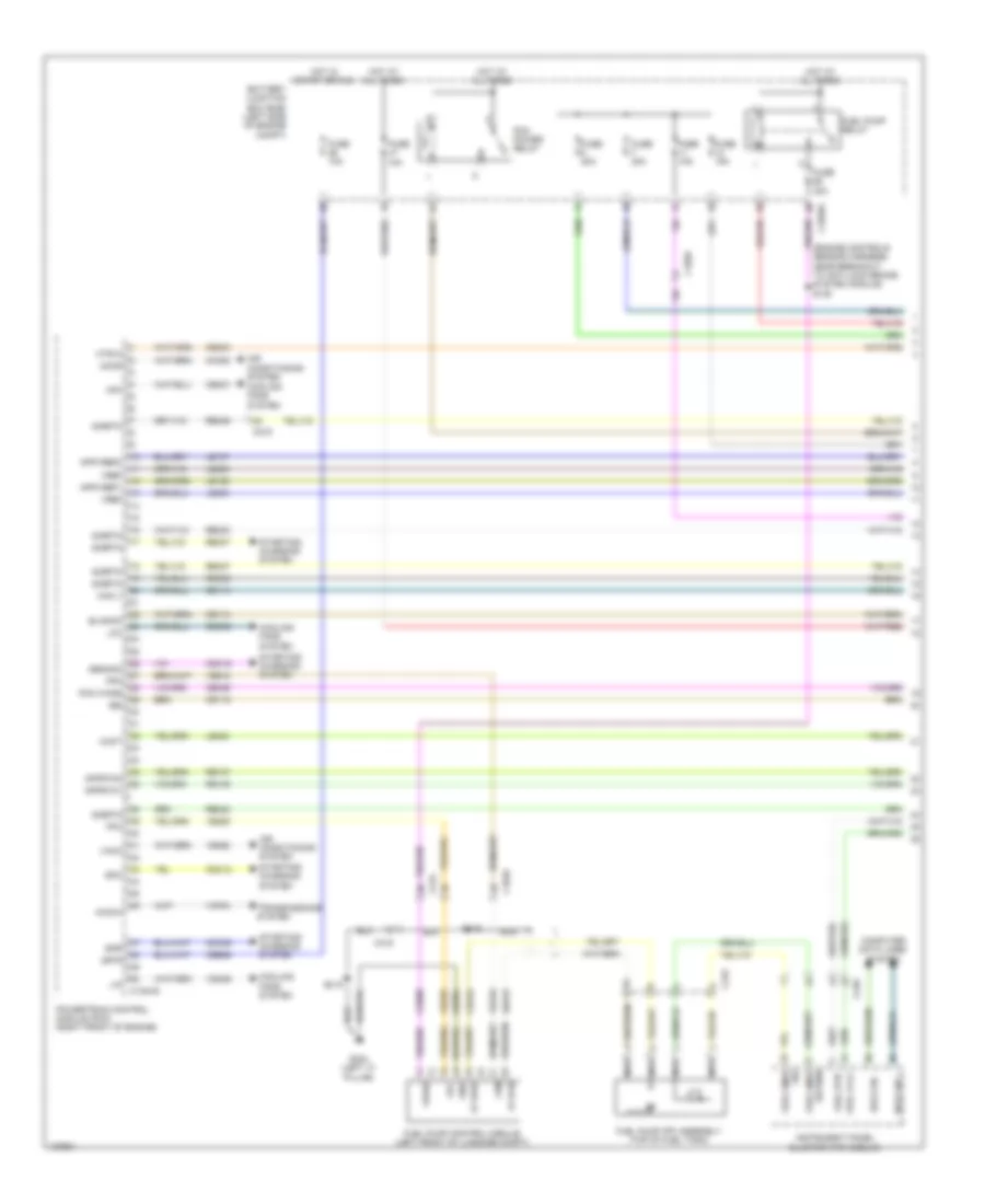 2.0L турбо, Электросхема системы управления двигателем (1 из 6) для Lincoln MKZ 2014