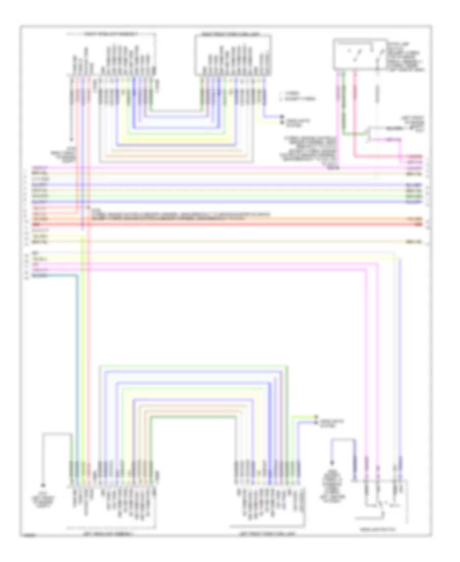Электросхема внешнего освещения, без Фары Галогена (2 из 3) для Lincoln MKZ 2014