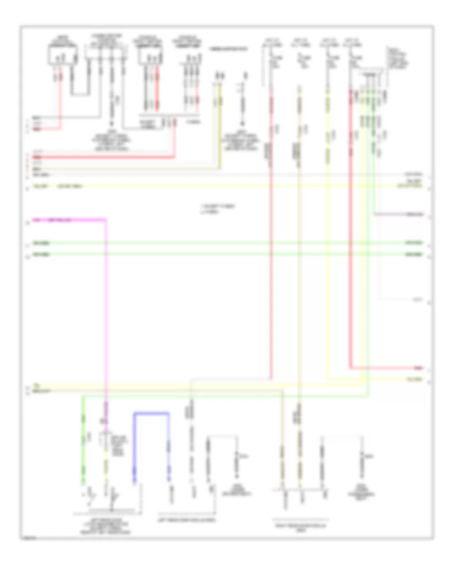 Электросхема подсветки (3 из 4) для Lincoln MKZ 2014