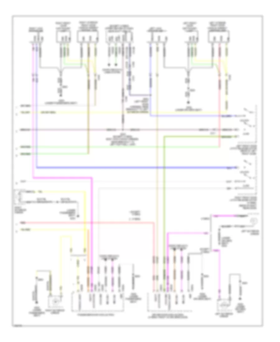 Электросхема подсветки (4 из 4) для Lincoln MKZ 2014