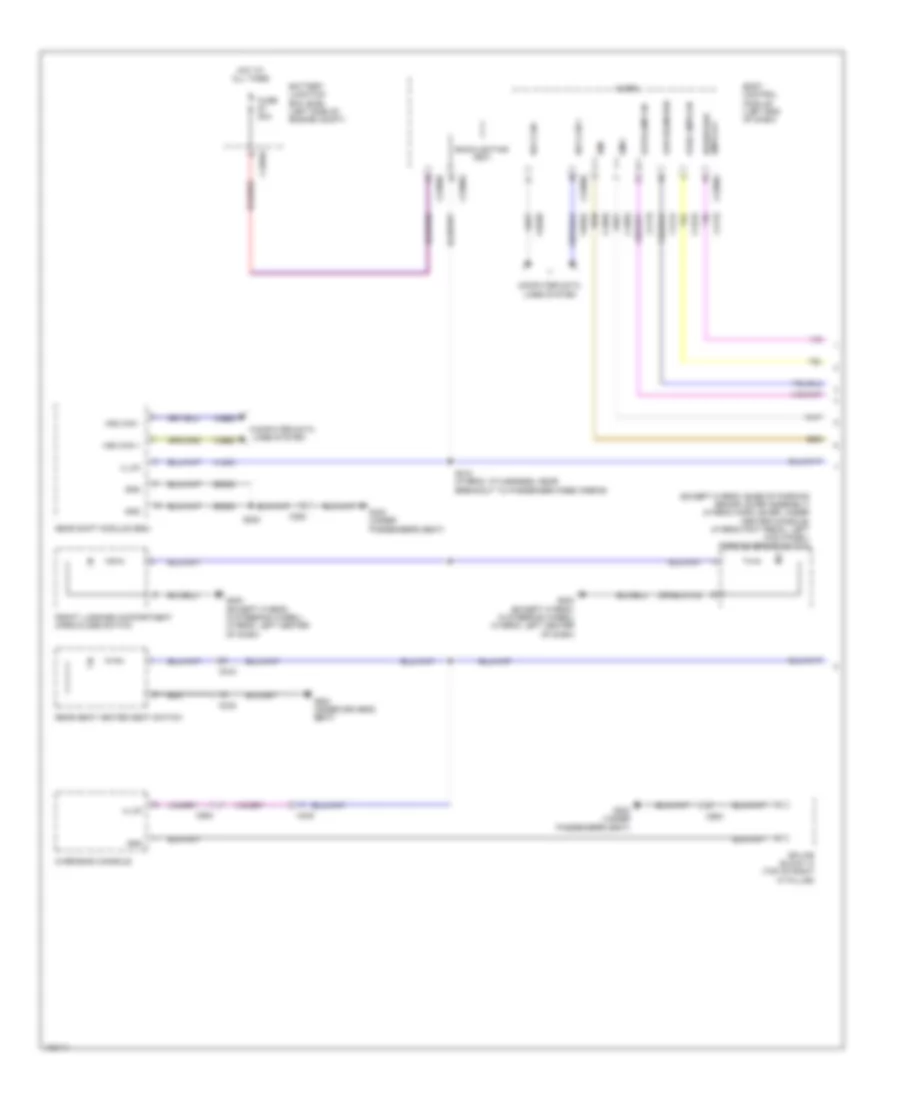 Электросхема подсветки приборов (1 из 2) для Lincoln MKZ 2014
