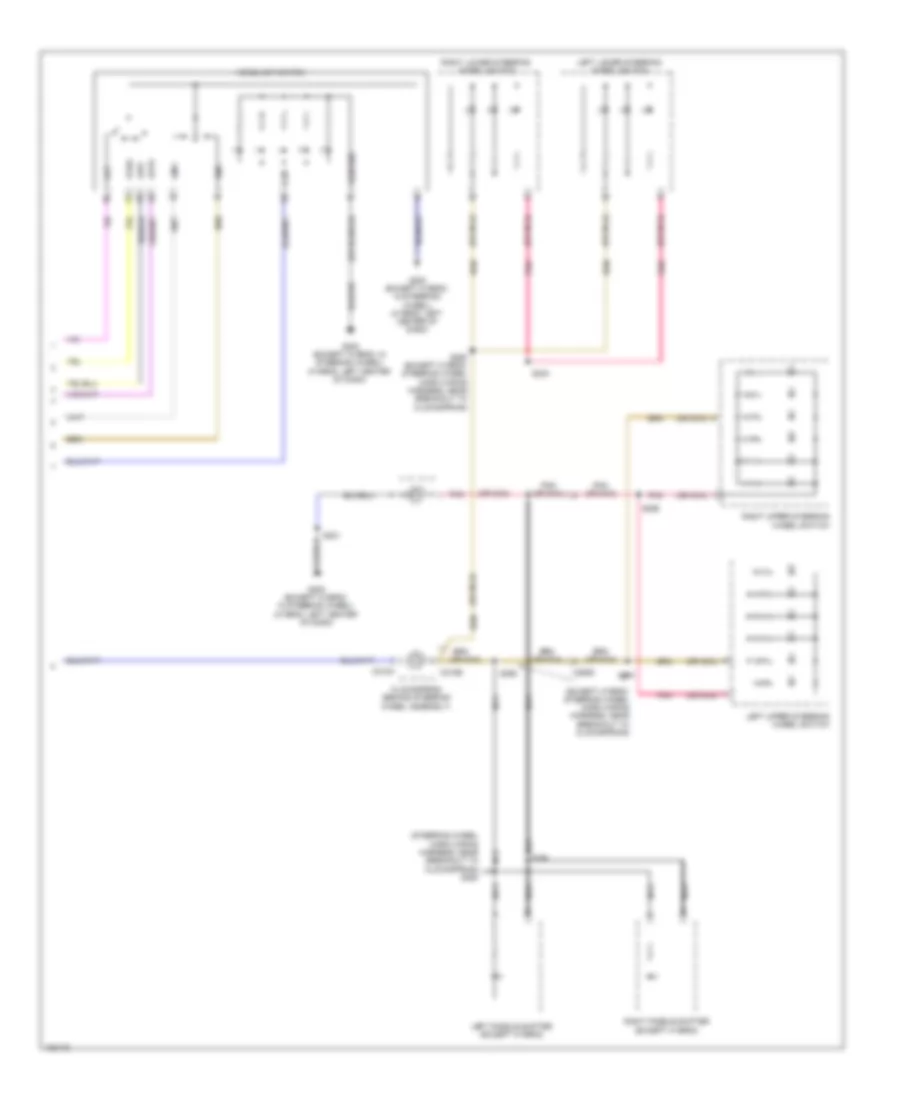 Электросхема подсветки приборов (2 из 2) для Lincoln MKZ 2014