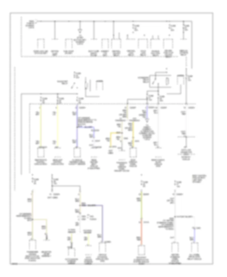 Электросхема блока предохранителей и реле, гибрид (5 из 8) для Lincoln MKZ 2014