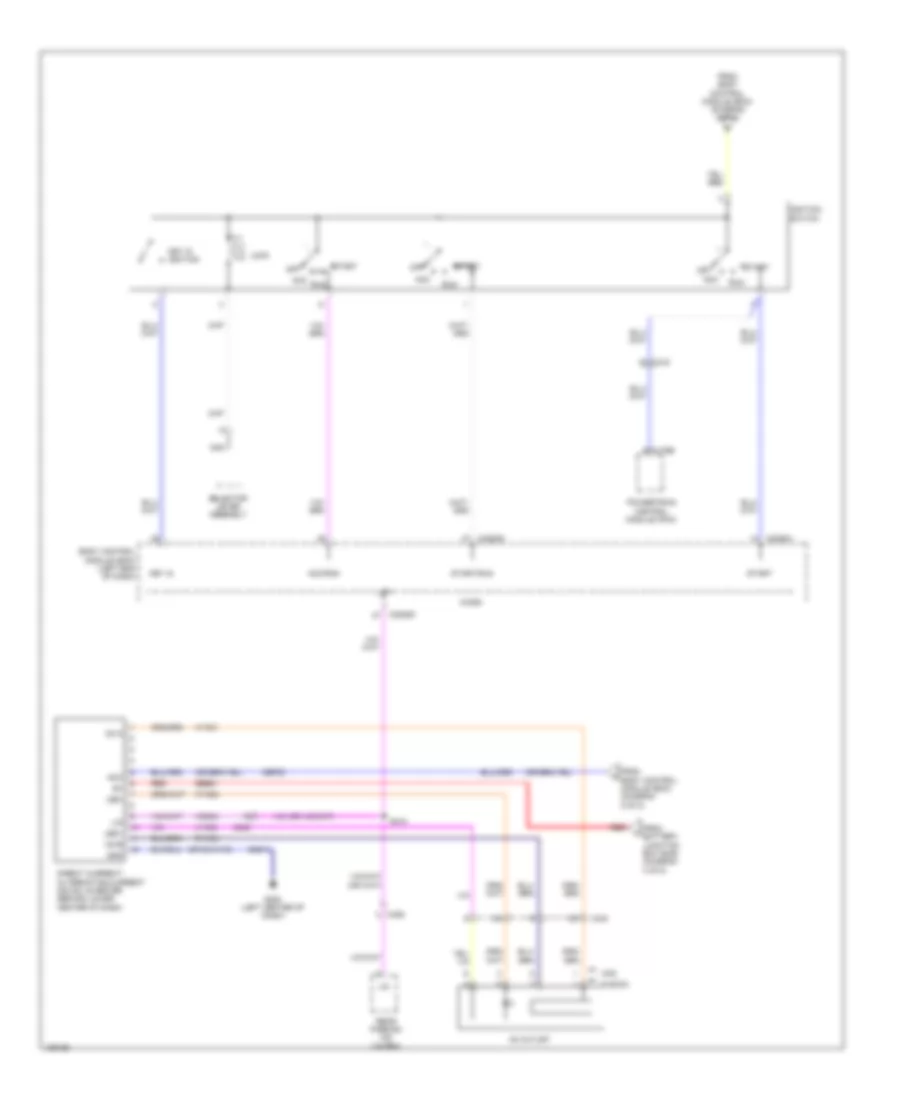 Электросхема блока предохранителей и реле, гибрид (7 из 8) для Lincoln MKZ 2014