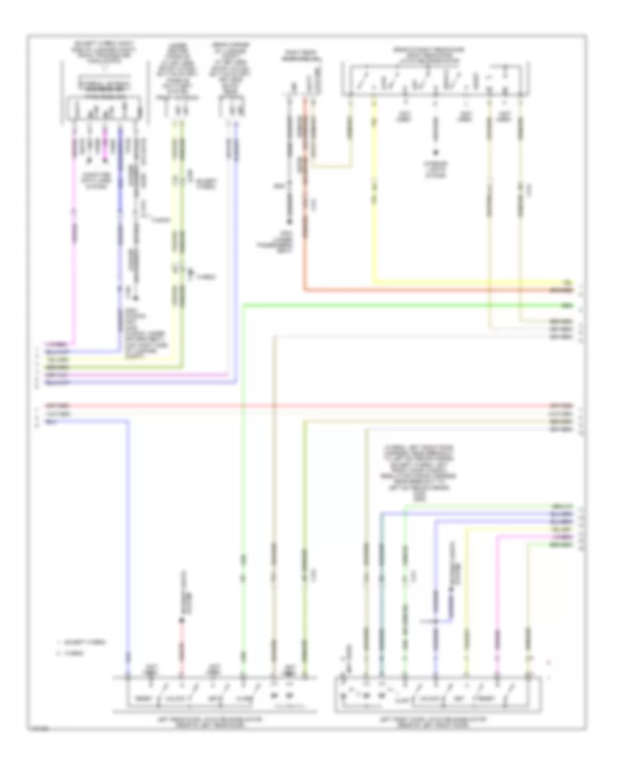 Электросхема центрального замка (3 из 5) для Lincoln MKZ 2014
