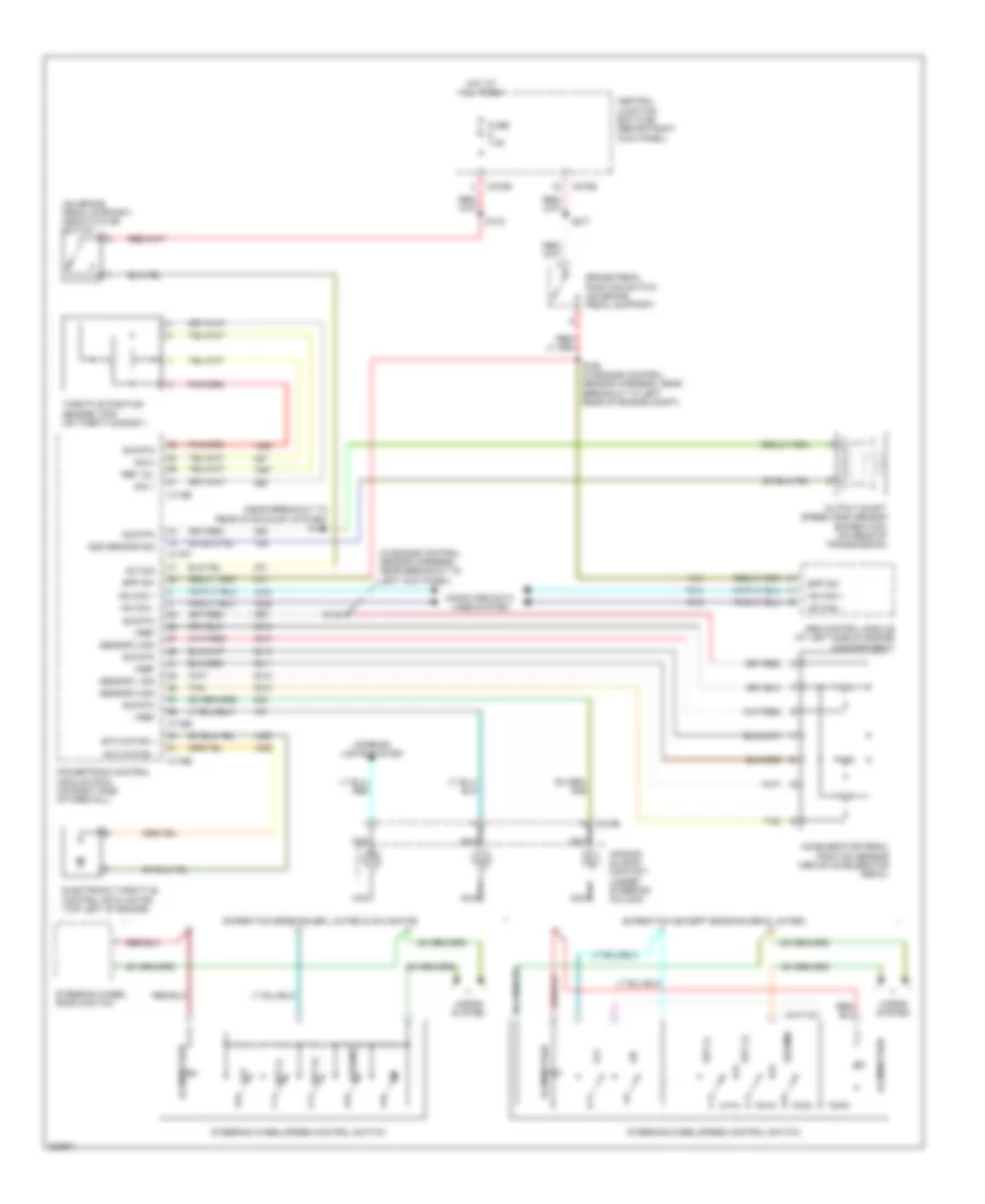 Электросхема системы круизконтроля для Lincoln Navigator 2006