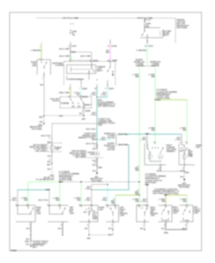 Электросхема подсветки для Lincoln Navigator 2006