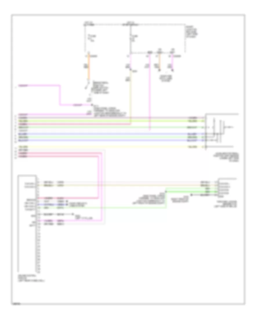 Электросхема системы круизконтроля, С Адаптивный Круиз-контроль (2 из 2) для Lincoln MKS 2009