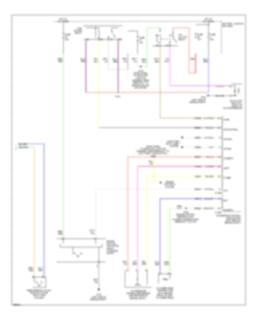 Электросхема кондиционера, Двойной Зональный счет (3 из 3) для Lincoln MKZ 2009
