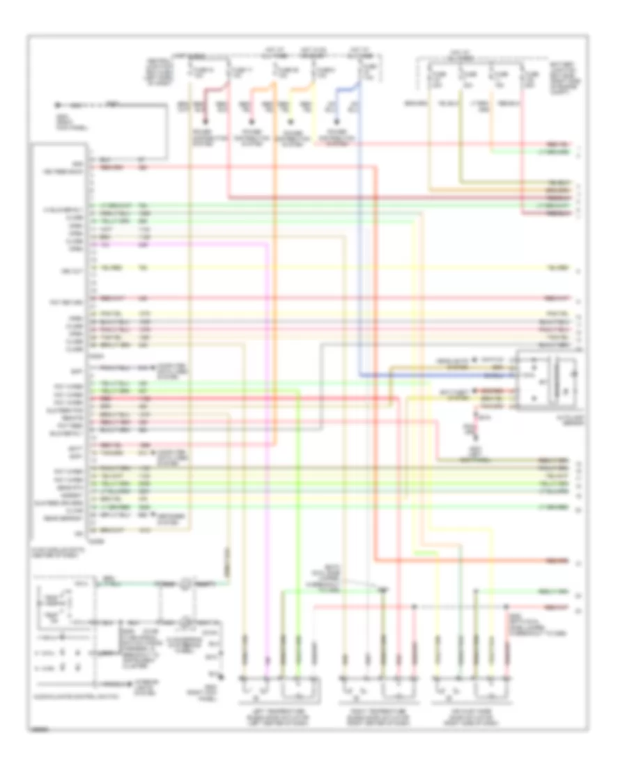 Automatic AC Wiring Diagram (1 of 2) for Lincoln Town Car Signature Limited 2009