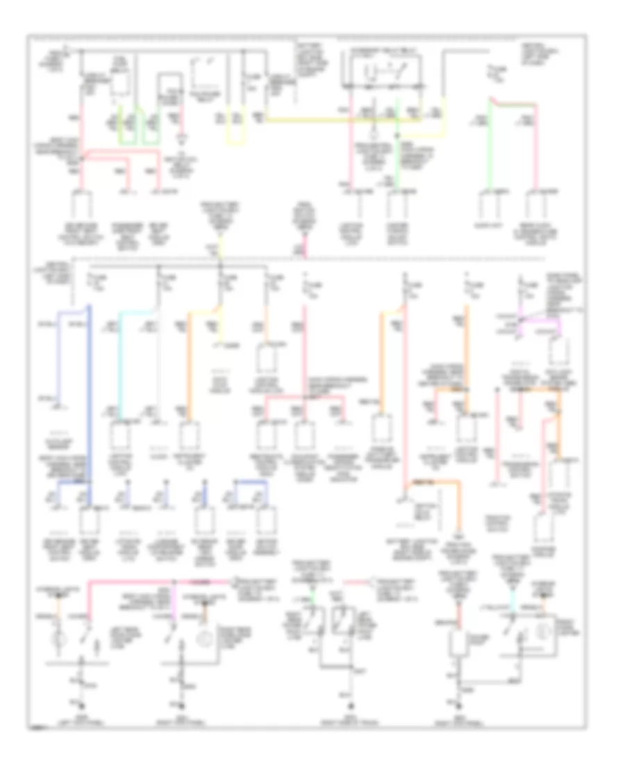 Power Distribution Wiring Diagram 3 of 3 for Lincoln Town Car Signature Limited 2009