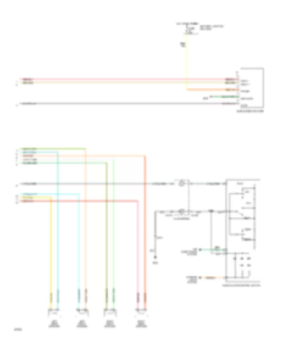Radio Wiring Diagram 2 of 2 for Lincoln Town Car Signature Limited 2009