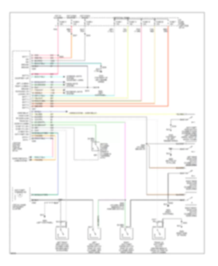 Anti theft Wiring Diagram for Lincoln Continental 1997
