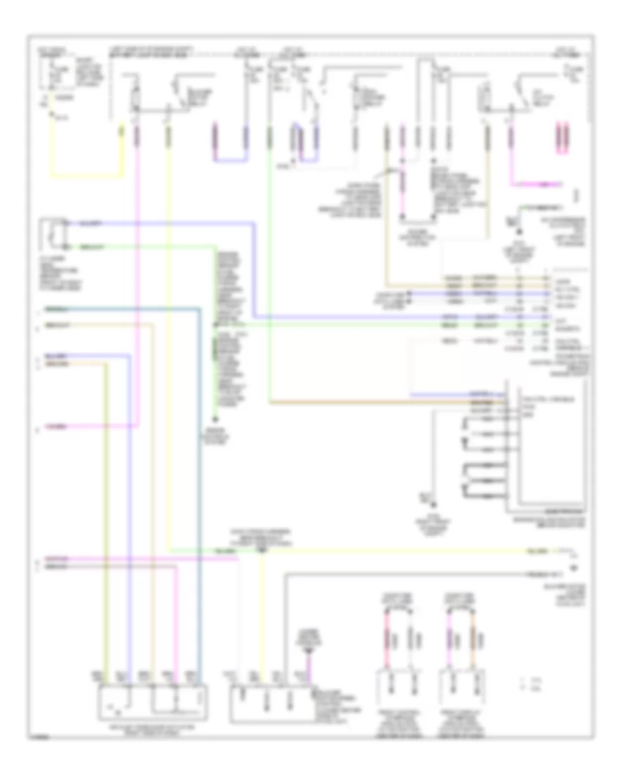 Automatic AC Wiring Diagram (2 of 2) for Lincoln MKS 2010