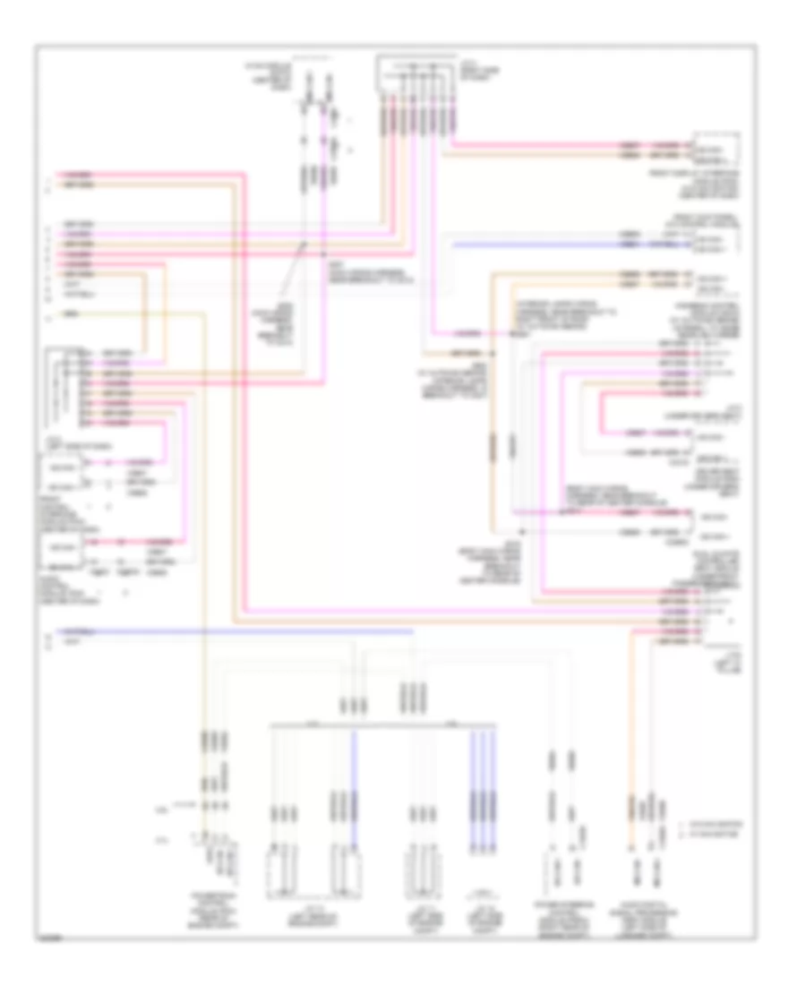 Computer Data Lines Wiring Diagram (2 of 2) for Lincoln MKS 2010