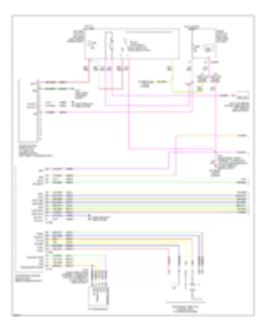 3.7L, Cruise Control Wiring Diagram (1 of 2) for Lincoln MKS 2010