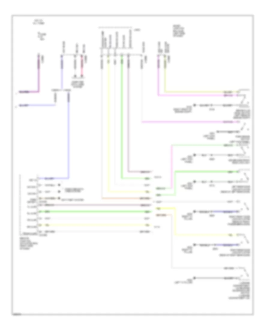 Instrument Cluster Wiring Diagram 2 of 2 for Lincoln MKS 2010