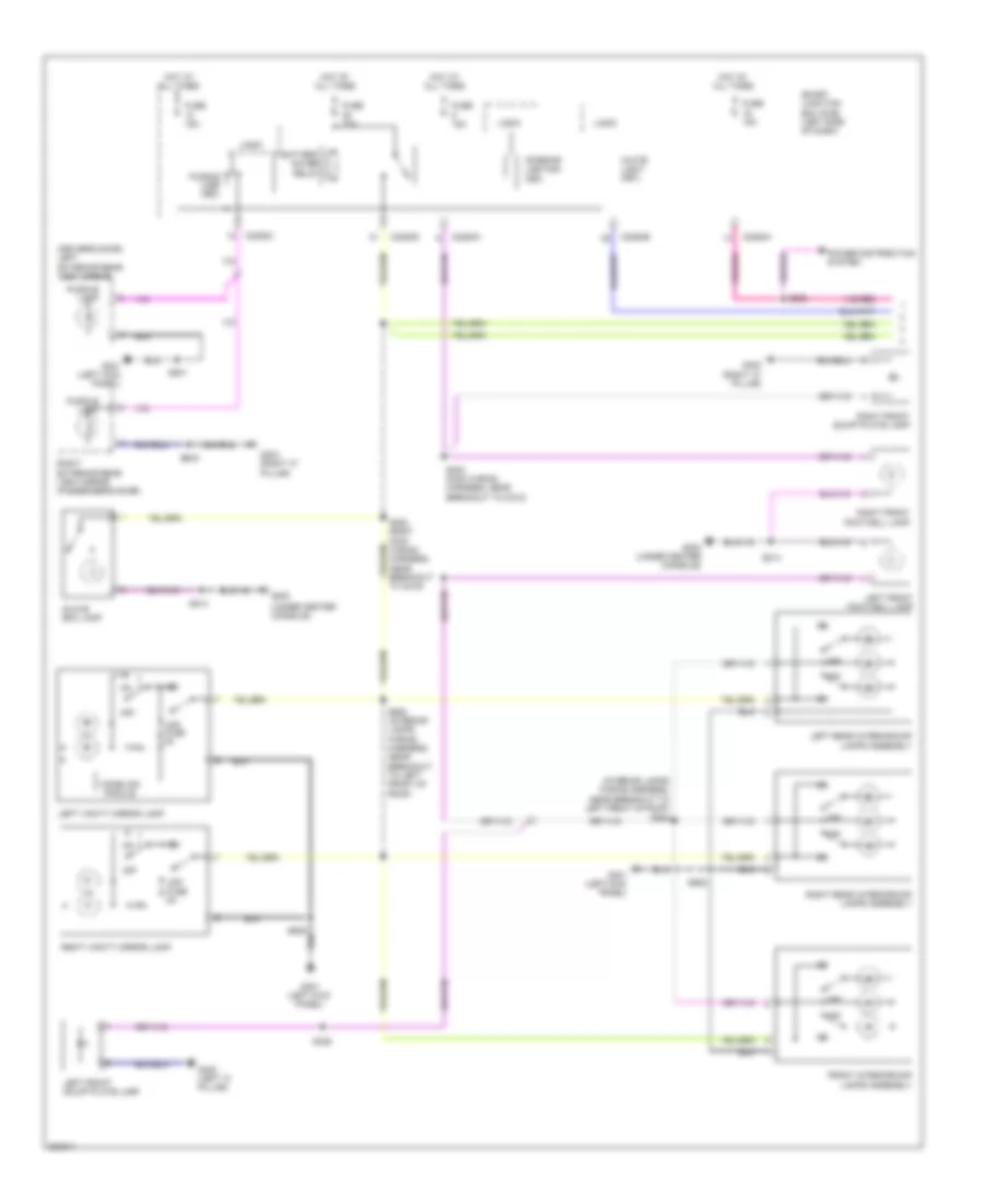 Courtesy Lamps Wiring Diagram 1 of 3 for Lincoln MKS 2010
